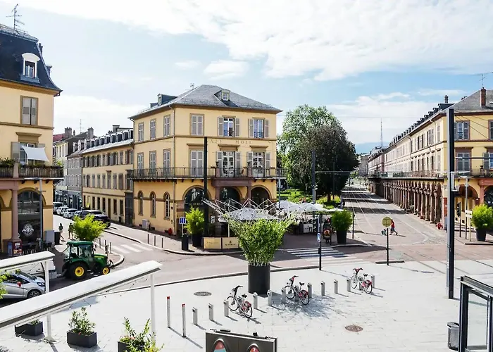 Travel Homes - Citystar - Espace Et Confort En Plein Centre, Sur-equipe Lägenhet Mulhouse
